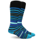 Stripe Cotton Blue Energy Socks